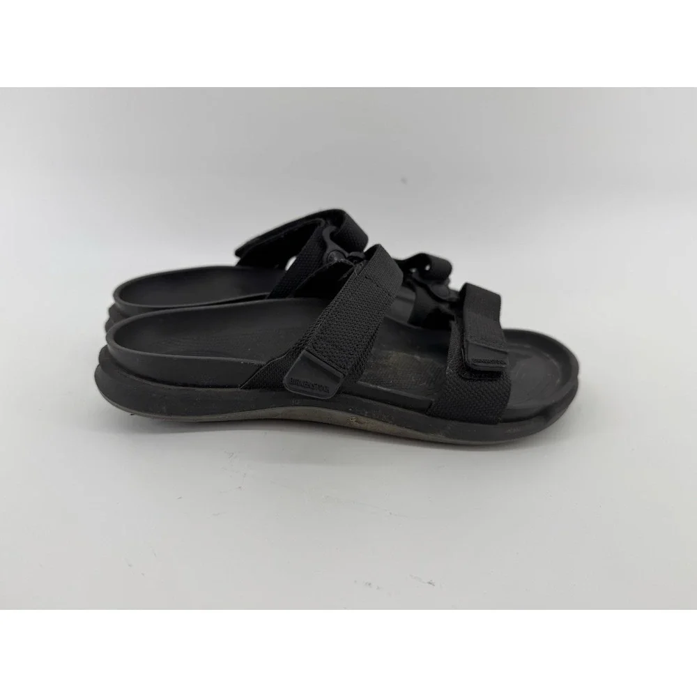 Birkenstock Kalahari Birko-Flor‎ sandal futura Black Sz 38 US women 7-7.5
